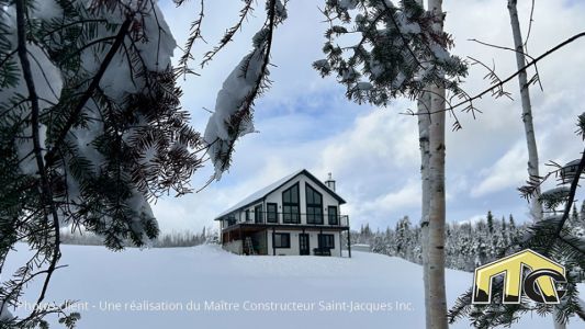 Façade en hiver