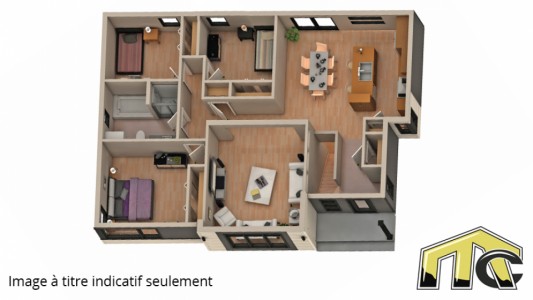 Maison contemporaine 3 chambres